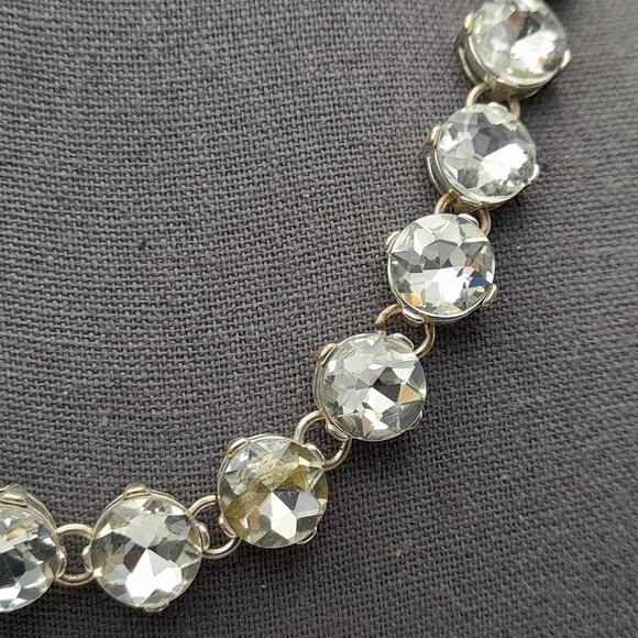 Vintage Chaps Rhinestone Choker Necklace Distressed - Picture 5 of 9